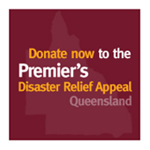 Queensland flood appeal logo